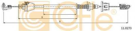 Тросик газу COFLE 110273