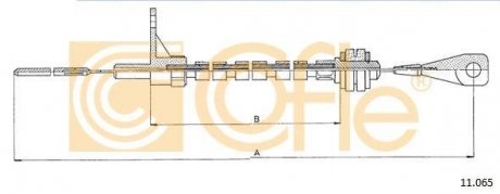 Тросик газу COFLE 11065