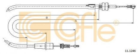 Тросик газа COFLE 111246