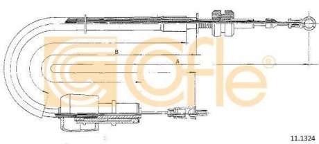 Тросик газа COFLE 111324