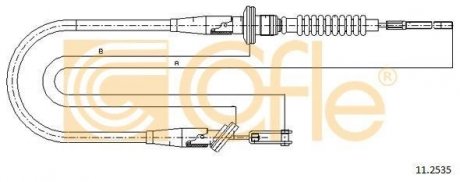 Трос сцепления COFLE 112535