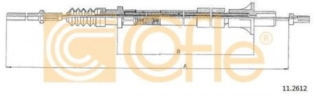 Трос сцепления COFLE 112612