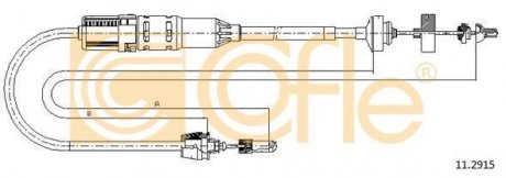 Трос сцепления Renault Espace 96-02 COFLE 112915 (фото 1)