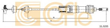 Трос сцепления COFLE 113235