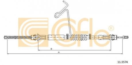 Трос ручника COFLE 115574