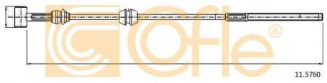 Трос ручника COFLE 115760