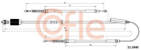 LINKA H-CA L+P OPEL ASTRA J GTC 11- ELEK COFLE 115840