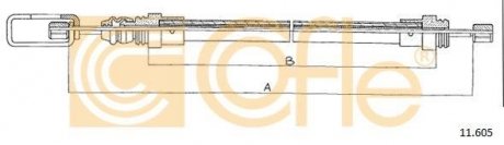 Трос ручника COFLE 11605