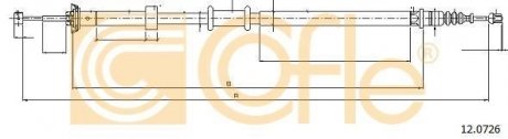 Трос ручного тормоза COFLE 120726