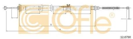 Трос ручного гальма COFLE 120730