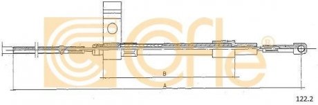 Трос зчеплення COFLE 122.2