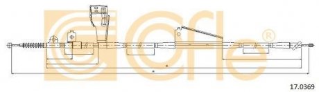 Трос ручного гальма COFLE 170369