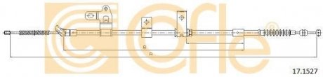 Трос ручного тормоза COFLE 171527
