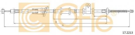 Трос ручного тормоза COFLE 172213