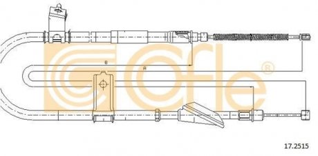 Трос ручника COFLE 172515