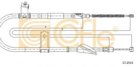 Трос ручника COFLE 172515