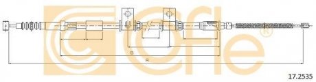 Трос ручного тормоза COFLE 172535 (фото 1)