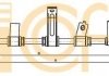 Трос ручного гальма зад. KIA MAGENTIS 05- Л. (1755/1553) COFLE 176070 (фото 2)