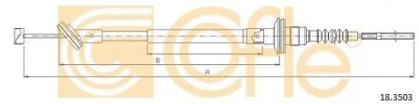 Трос зчеплення COFLE 183503