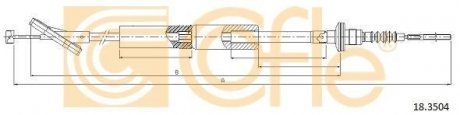 Трос сцепления COFLE 183504