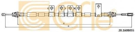 Трос ручного тормоза COFLE 20160B055