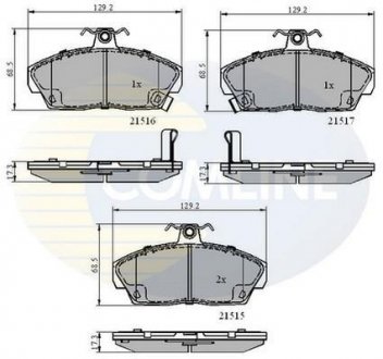 - Гальмівні колодки до дисків COMLINE CBP3232