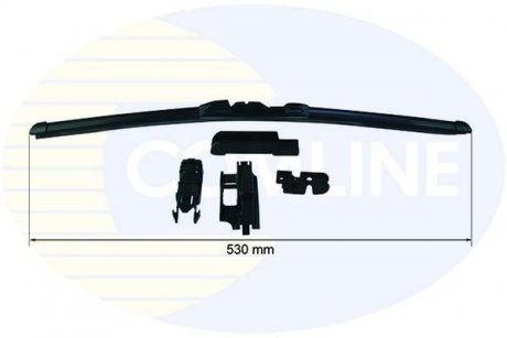Щітка склоочисника (530mm) Fiat Doblo/MB Sprinter/VW T5 Aerotwin (безкаркасна) COMLINE CFWB530