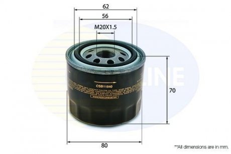 Фільтр масла COMLINE CSB11840