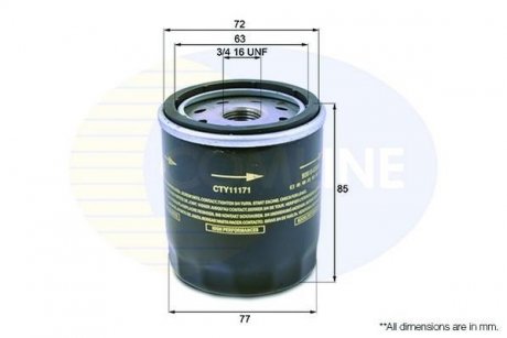 Фільтр масла COMLINE CTY11171
