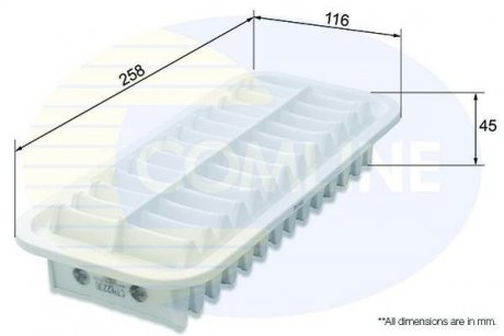 Фільтр повітряний COMLINE CTY12230