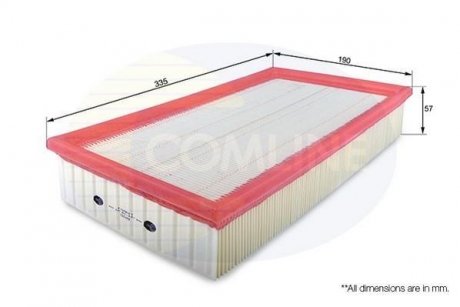 Фільтр повітряний COMLINE EAF251