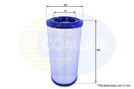 Фільтр повітряний COMLINE EAF749
