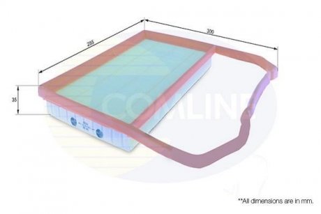 Фільтр повітряний COMLINE EAF798