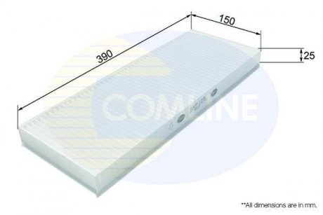 Фільтр повітря (салону) COMLINE EKF125