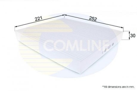 Фільтр повітря (салону) COMLINE EKF210