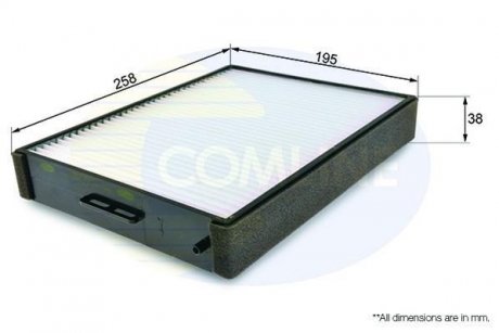 Фільтр повітря (салону) COMLINE EKF227