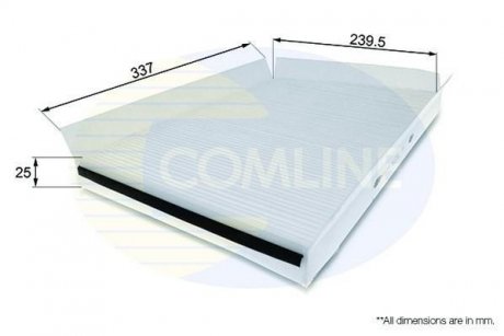 Фільтр повітря (салону) COMLINE EKF244