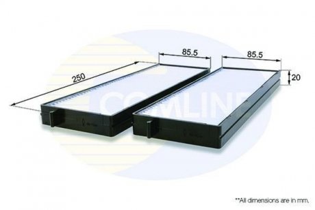 Фільтр повітря (салону) COMLINE EKF3262