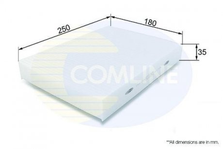 Фільтр повітря (салону) COMLINE EKF386