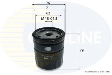 Фільтр масла COMLINE EOF217