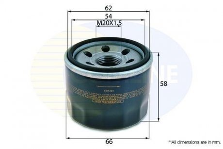 Фільтр масла COMLINE EOF220