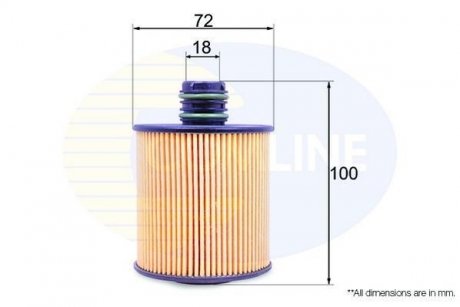 Фільтр масла COMLINE EOF237