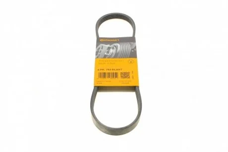 Фото ремінь генератора поліклиновий CONTINENTAL Contitech 4PK753 ELAST Ремінь генератора поліклиновий CONTINENTAL Contitech 4PK753 ELAST