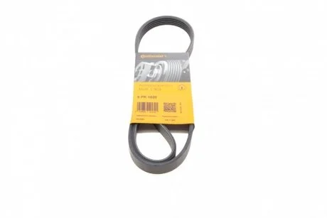 Ремінь генератора поліклиновий CONTINENTAL Contitech 5PK1020