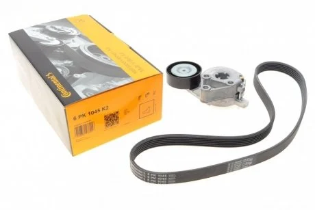 Фото комплект ременя генератора CONTINENTAL Contitech 6PK1045K2 Комплект ременя генератора CONTINENTAL Contitech 6PK1045K2