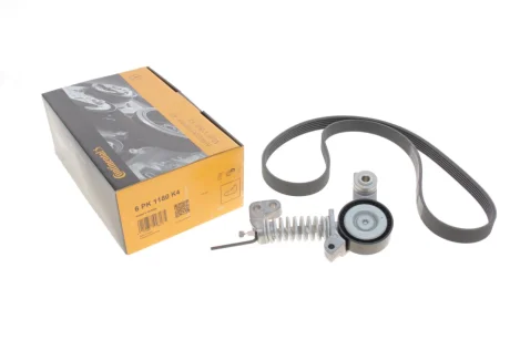 Комплект ременя генератора Volvo S60/S80/S90/V40/V60/V70/V90/XC40/XC60/XC70/XC90 13- (6PK1180) CONTINENTAL CTAM Contitech 6PK1180K4