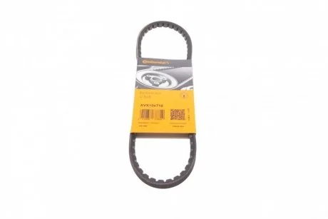Фото ремень генератора клиновый CONTINENTAL Contitech AVX10X710 Ремень генератора клиновый CONTINENTAL Contitech AVX10X710