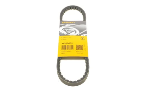 Ремень генератора клиновый CONTINENTAL Contitech AVX13X670