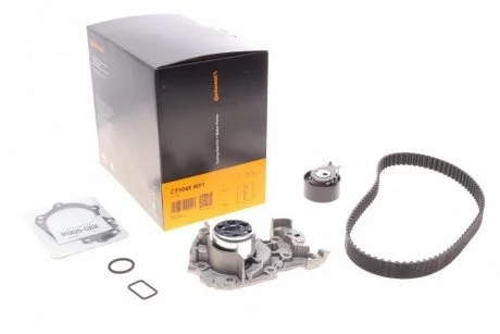 Фото комплект ГРМ, пас+ролик+помпа Contitech CT1045WP1 Комплект ГРМ, пас+ролик+помпа Contitech CT1045WP1