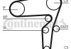 Water Pump & Timing Belt Set CTAM Contitech CT1076WP1 (фото 1)